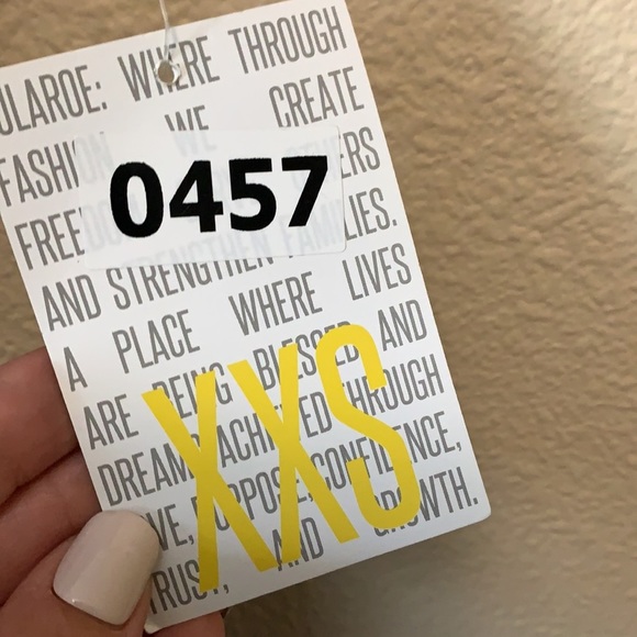 NWT Lularoe Maria Maxi dress Blue white Polka dot - Picture 6 of 7